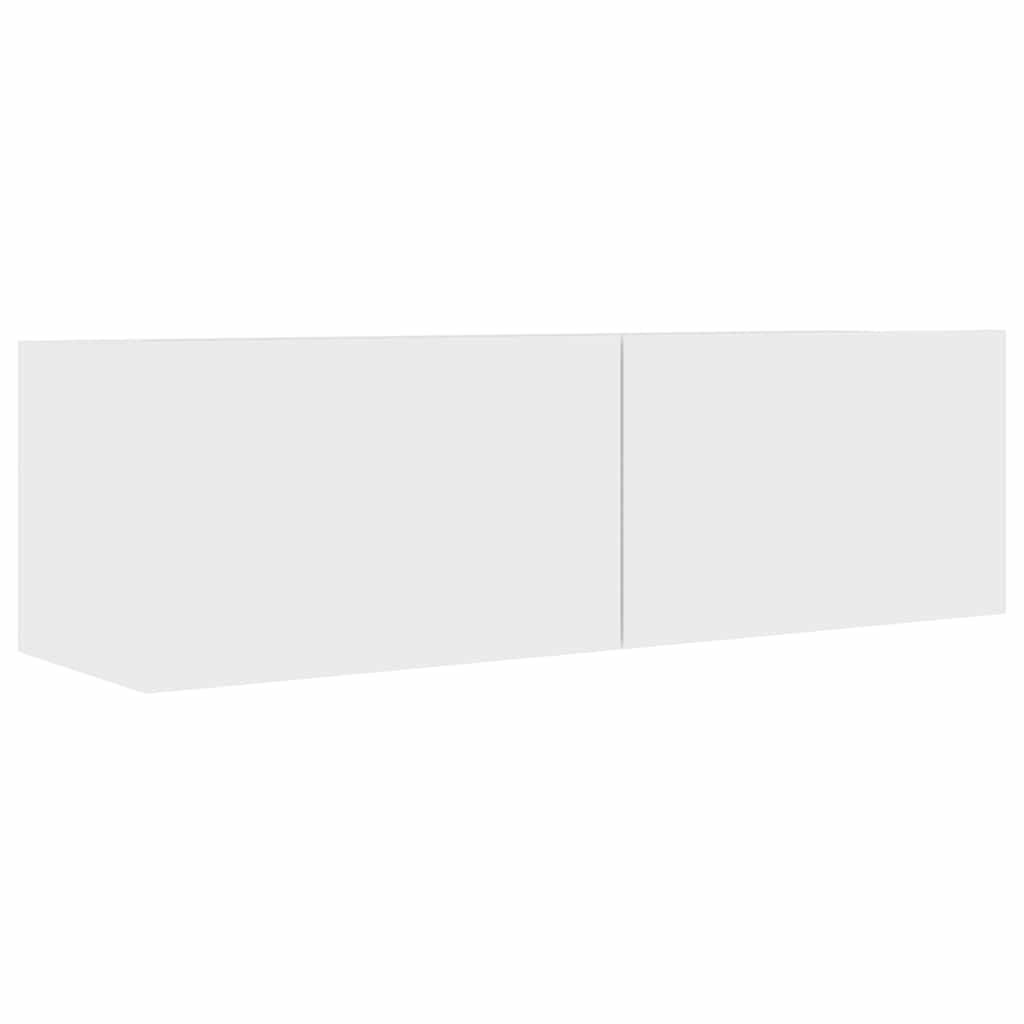 TV ormarić bijeli 100 x 30 x 30 cm od konstruiranog drva