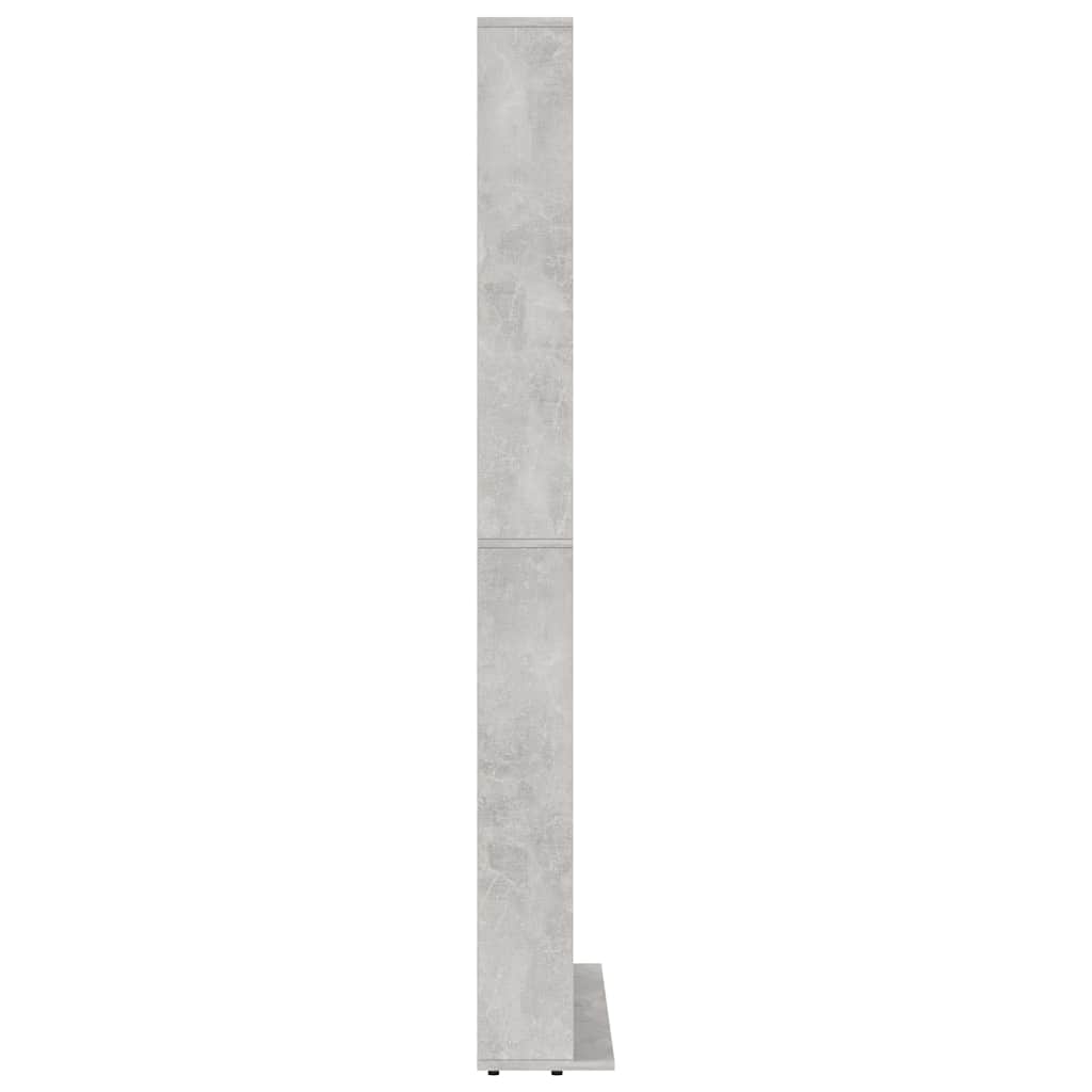 Ormarić za CD-ove boja betona 102x16x177,5 cm konstruirano drvo