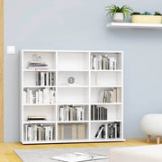 Ormarić za CD-ove bijeli 100 x 23 x 89,5 cm konstruirano drvo