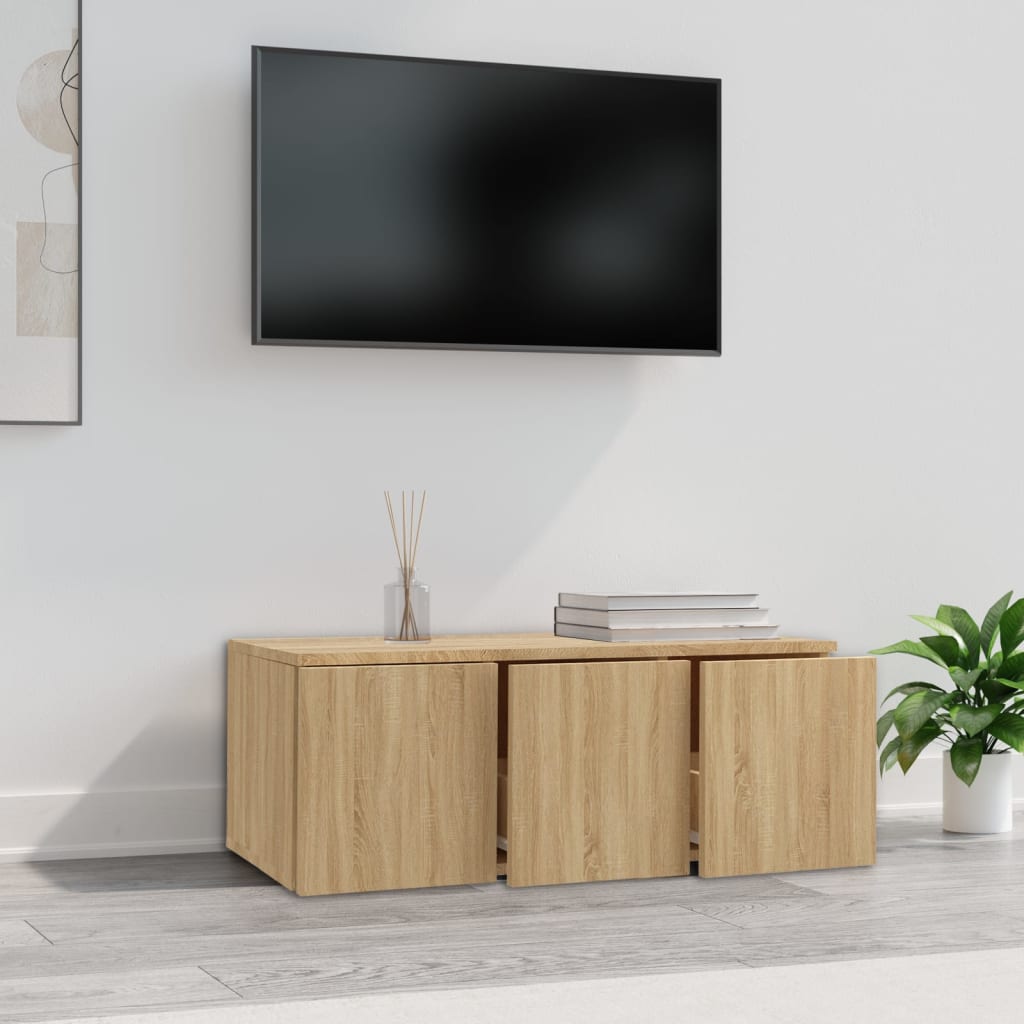 TV ormarić boja hrasta sonome 80 x 34 x 30 cm konstruirano drvo
