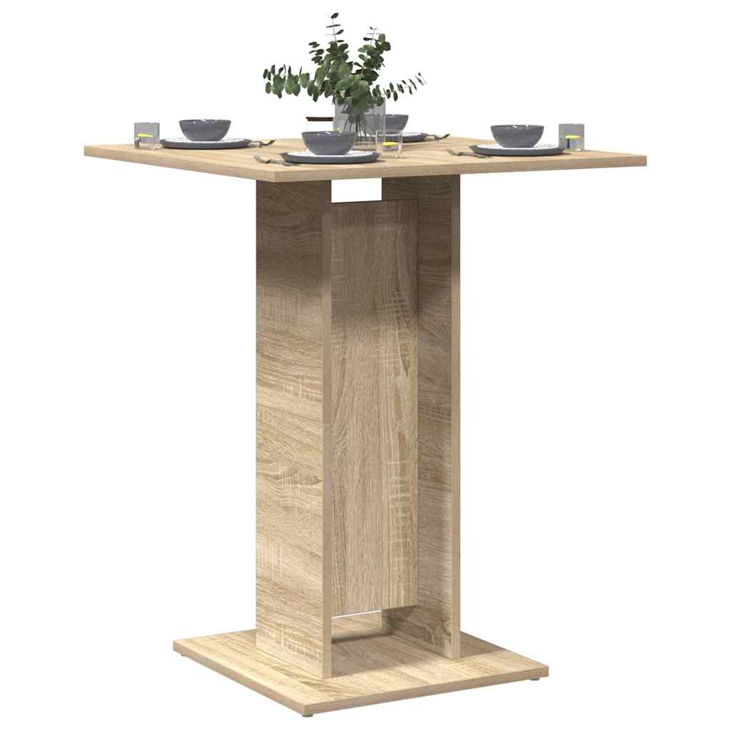Bistro stol boja hrasta sonome 60x60x75 cm konstruirano drvo