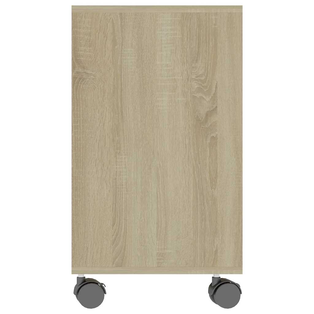 Bočni stolić boja hrasta 70 x 35 x 55 cm od konstruiranog drva