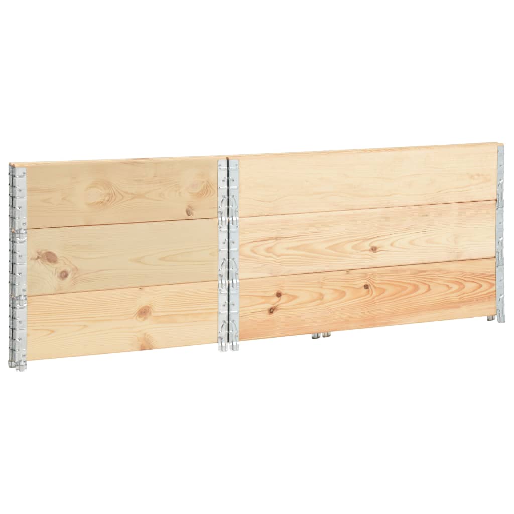 Okviri za palete 3 kom 50 x 100 cm od masivne borovine
