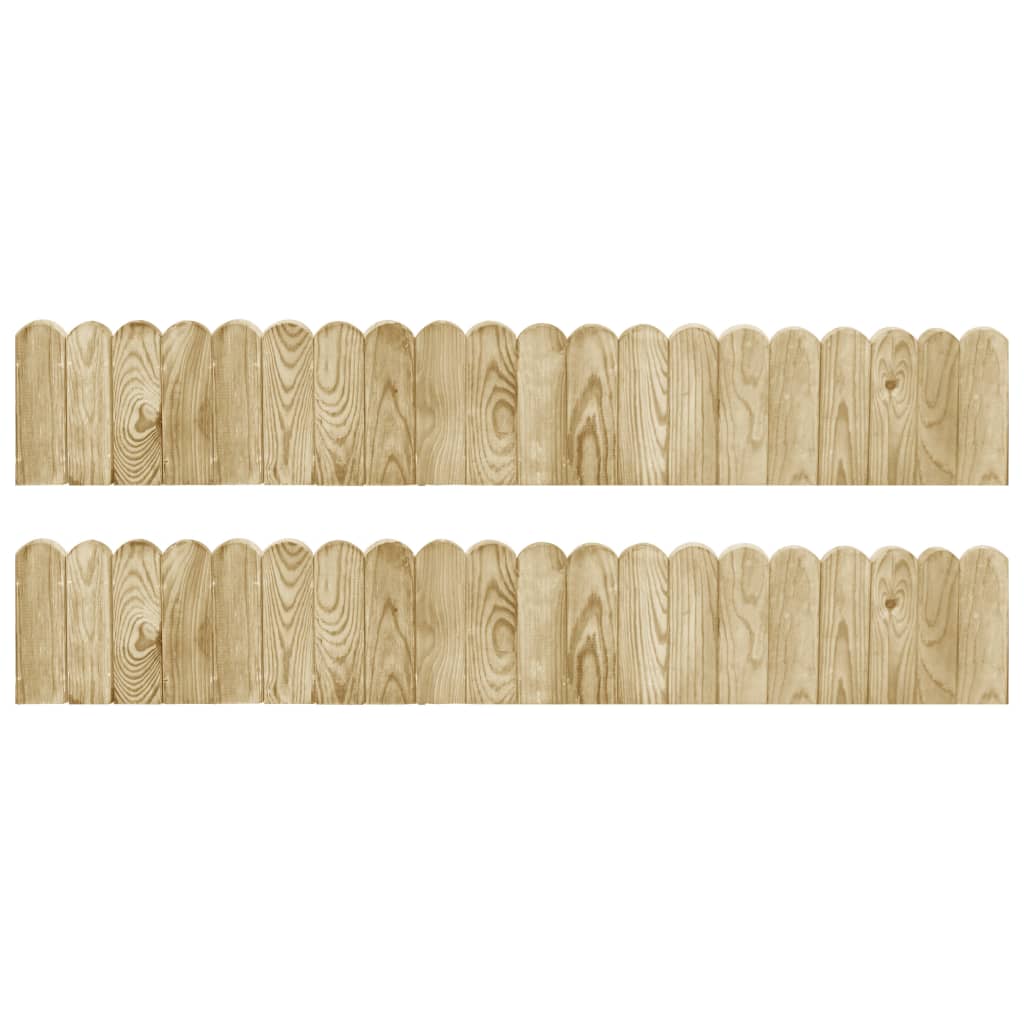 Rolane ograde 2 kom 120 cm od impregnirane borovine