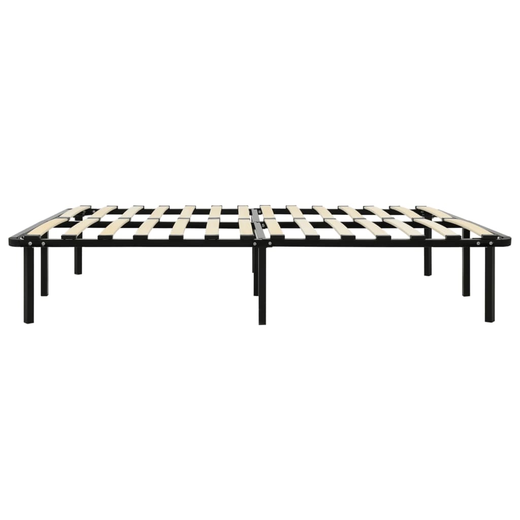 Okvir za krevet crni metalni 140 x 200 cm