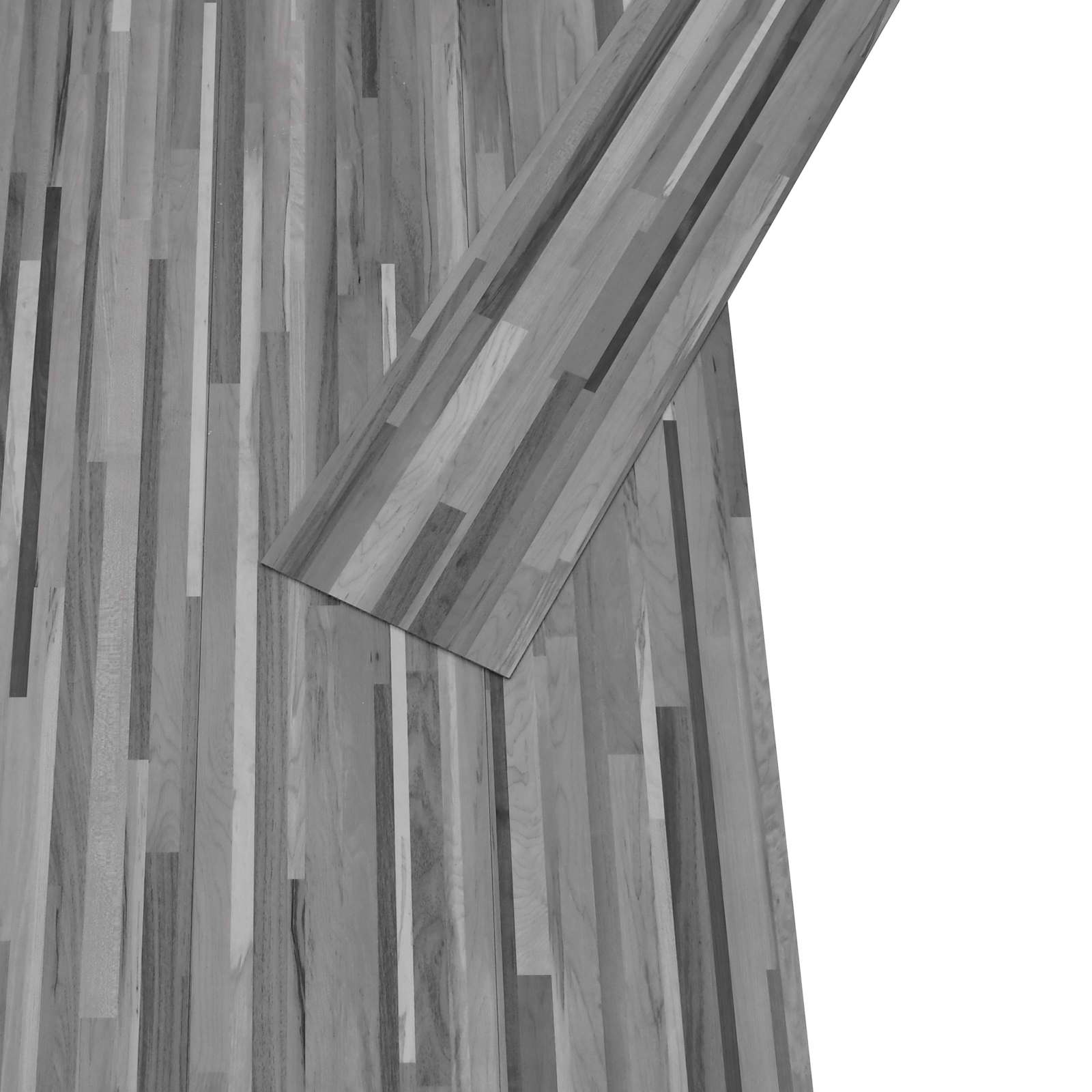 Podne daske 5,02 m² 36 pcs PVC Prugasta siva