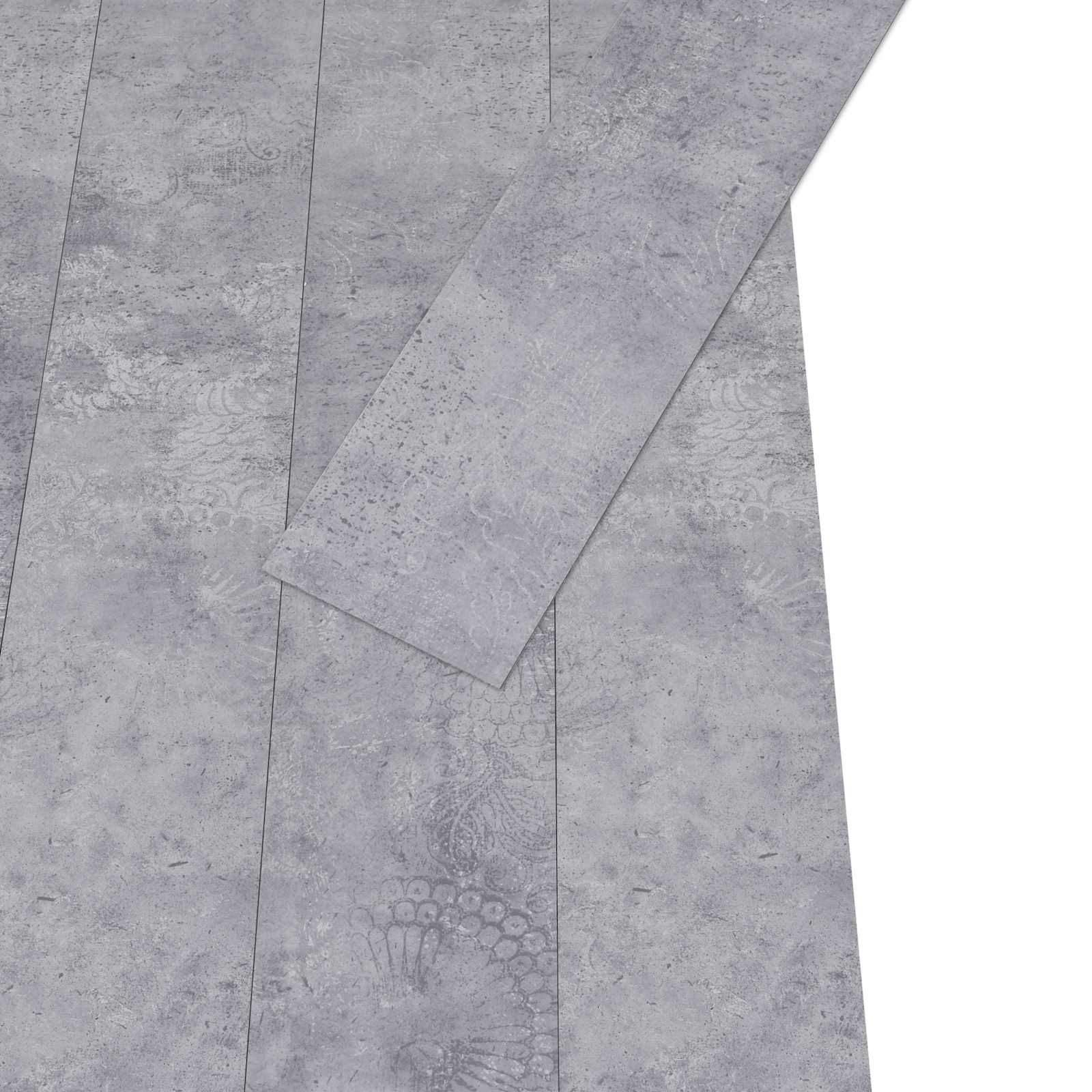 Podne daske 18 pcs Sivi 5,26 m² PVC