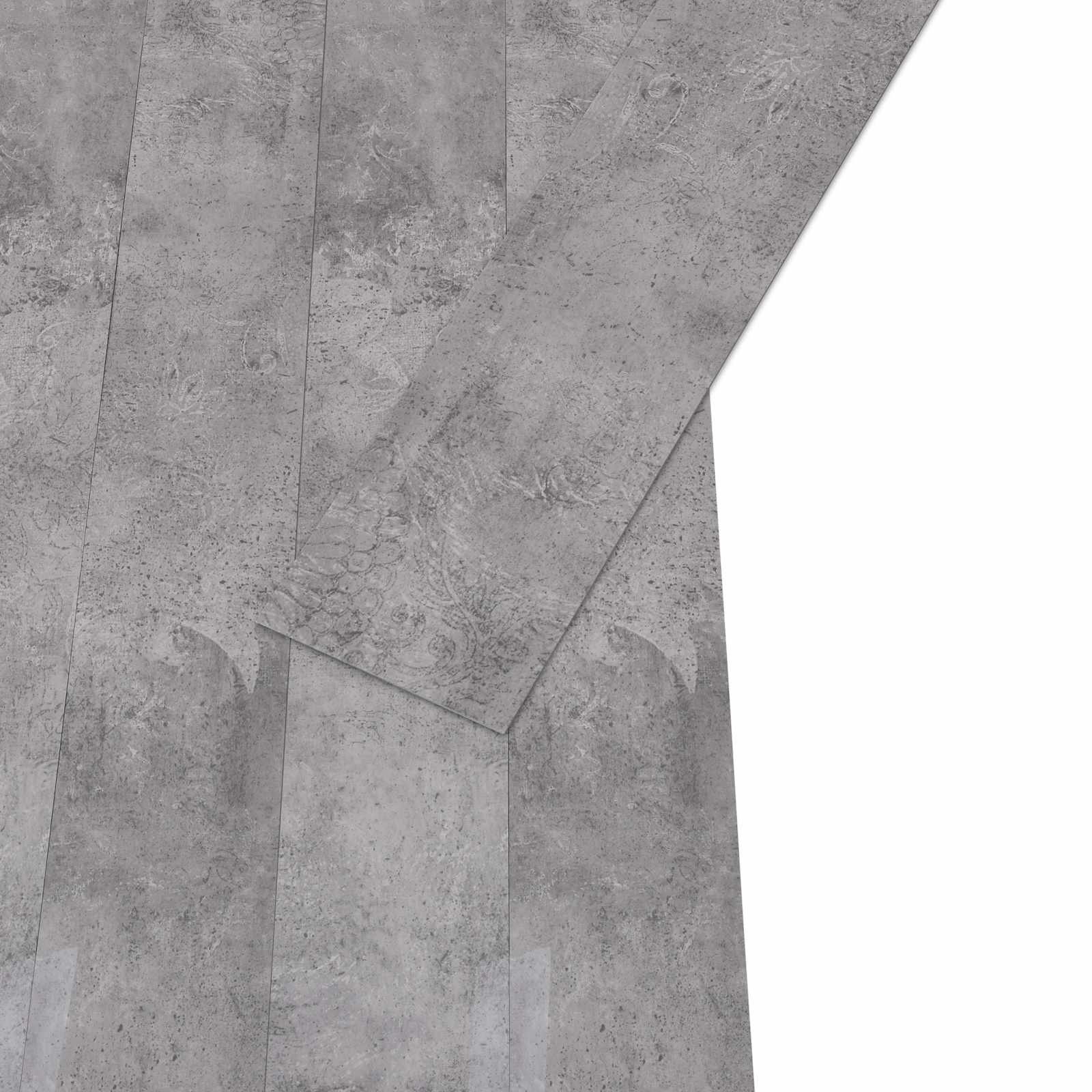 Podne daske 18 pcs Cement smeđi 5,26 m² PVC