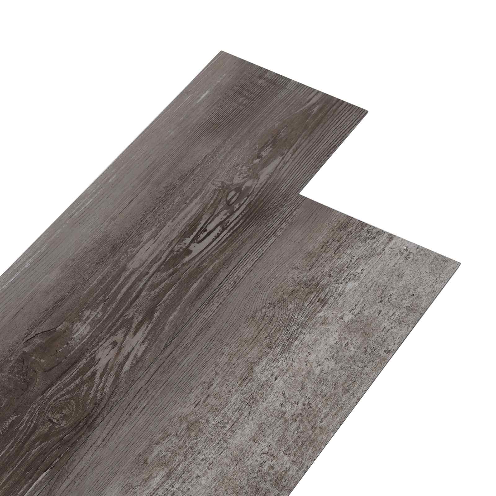 Podne daske 18 pcs Smeđa 5,26 m² PVC