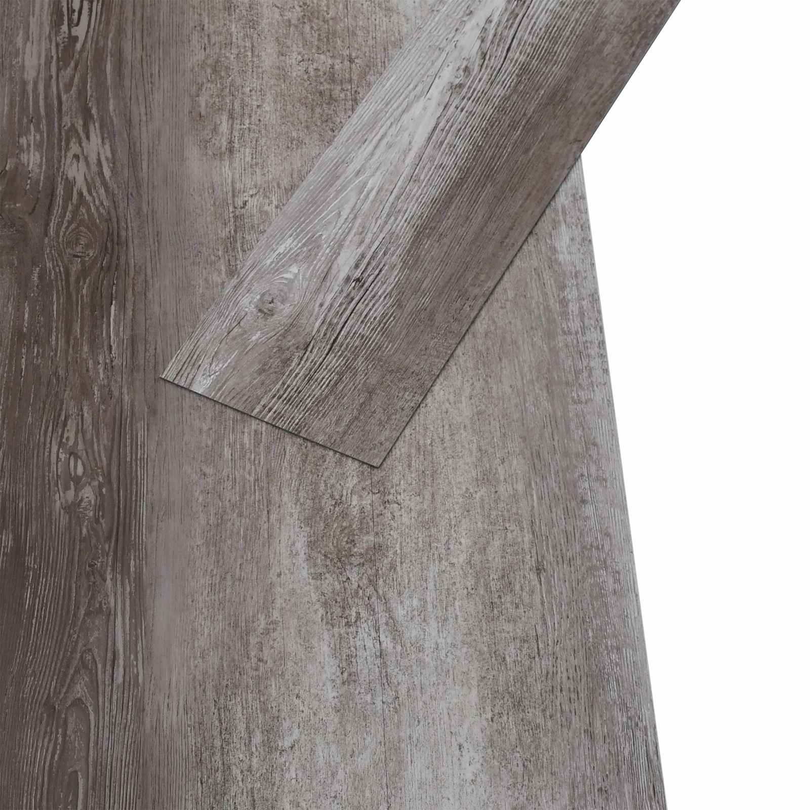 Podne daske 18 pcs Smeđa 5,26 m² PVC