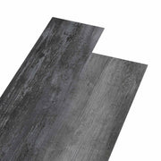 Samoljepljiva podna daska 32 pcs Sjajna siva 4,46 m² PVC