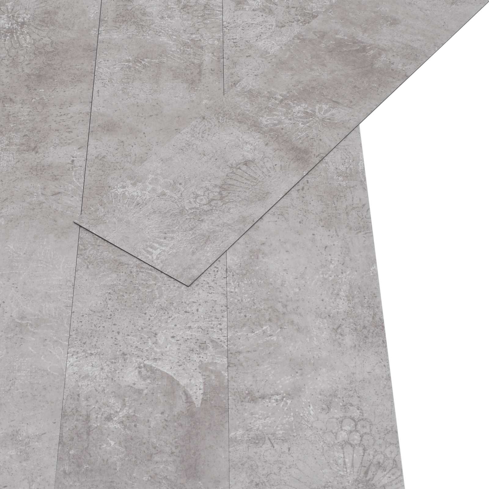 Podne daske 36 pcs Zemljana siva 5,02 m² PVC