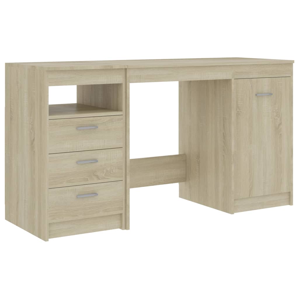 Radni stol boja hrasta sonome 140x50x76 cm konstruirano drvo