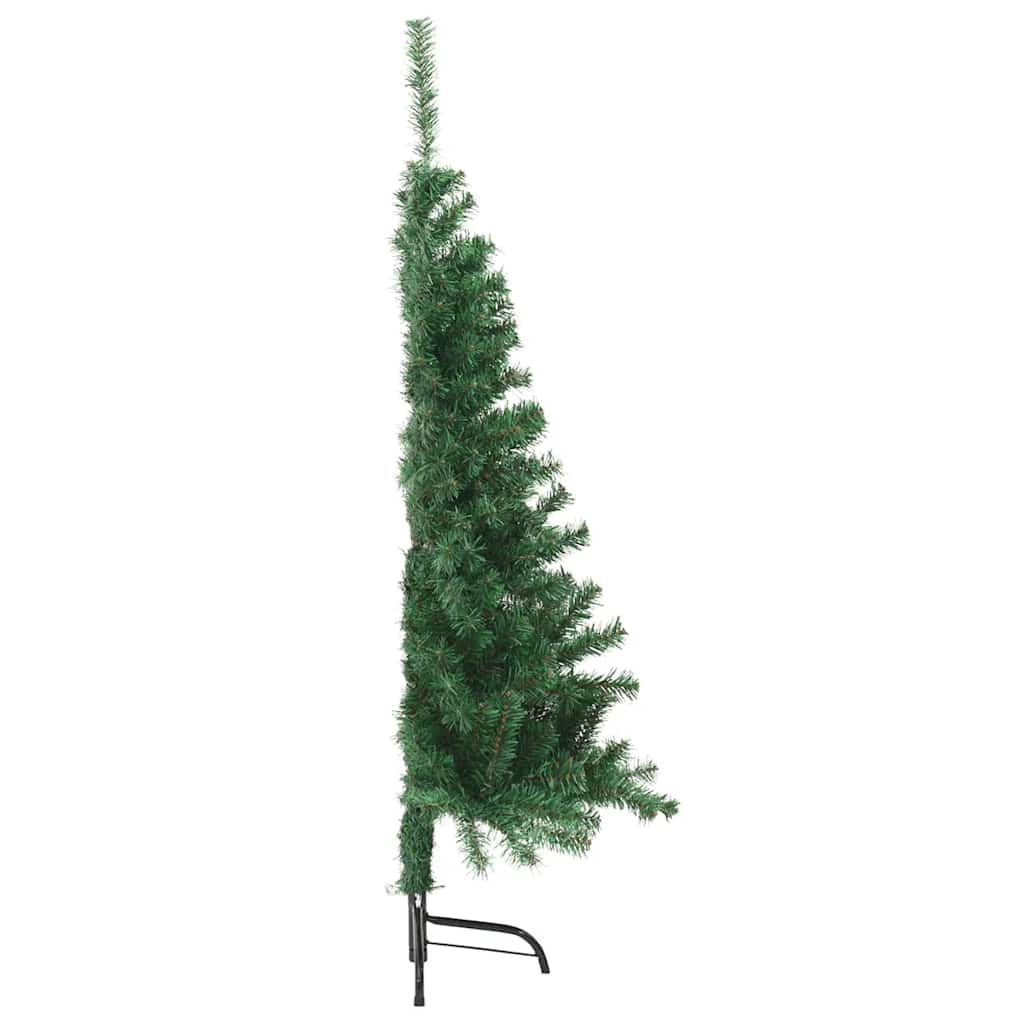 Umjetna polovica božićnog drvca sa stalkom zelena 150 cm PVC