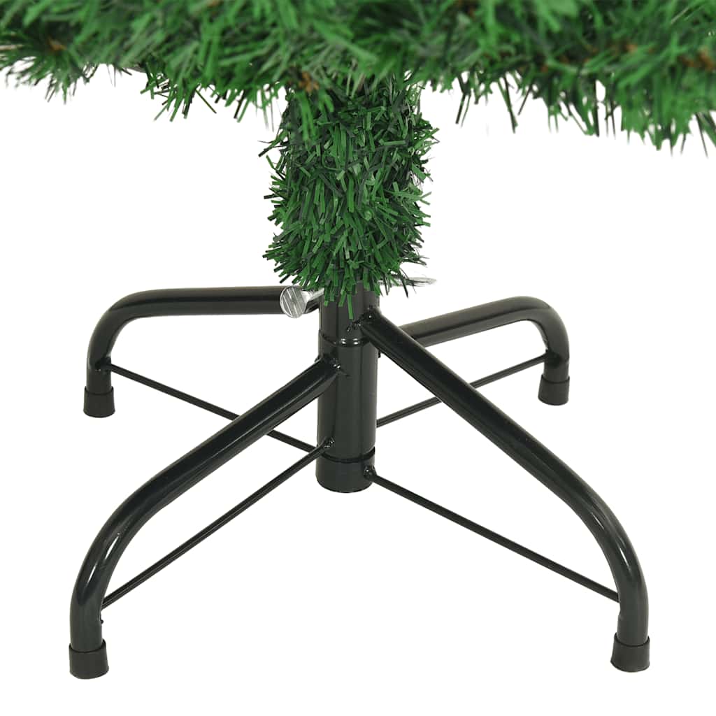 Umjetno božićno drvce s gustim granama zeleno 150 cm PVC