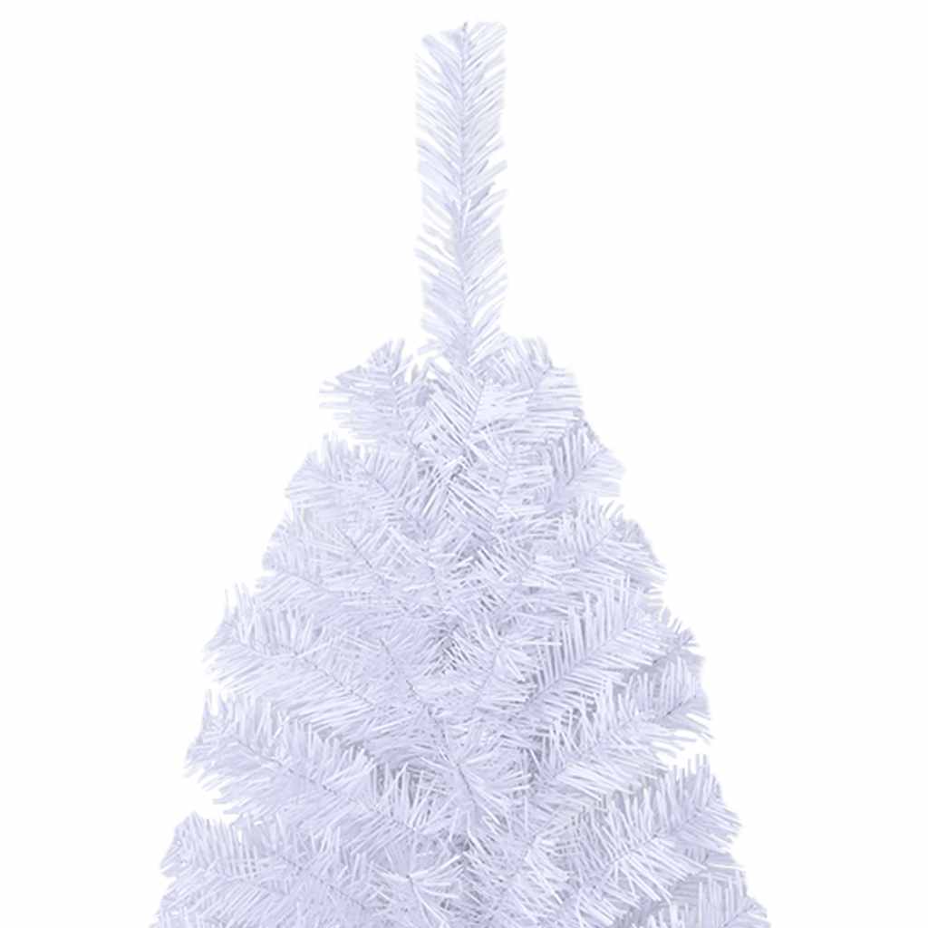 Umjetno božićno drvce s gustim granama bijelo 180 cm PVC