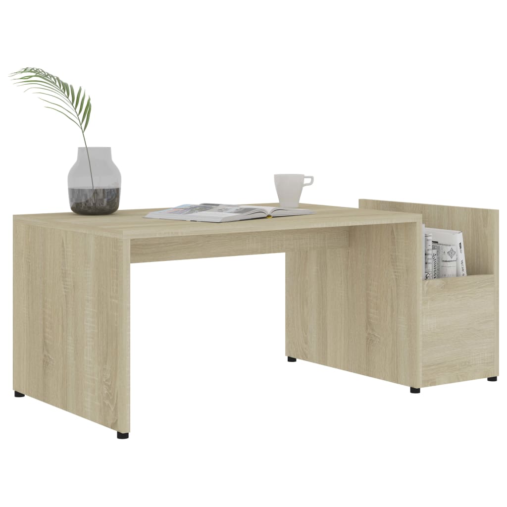 Stolić za kavu boja hrasta sonome 90x45x35 cm konstruirano drvo