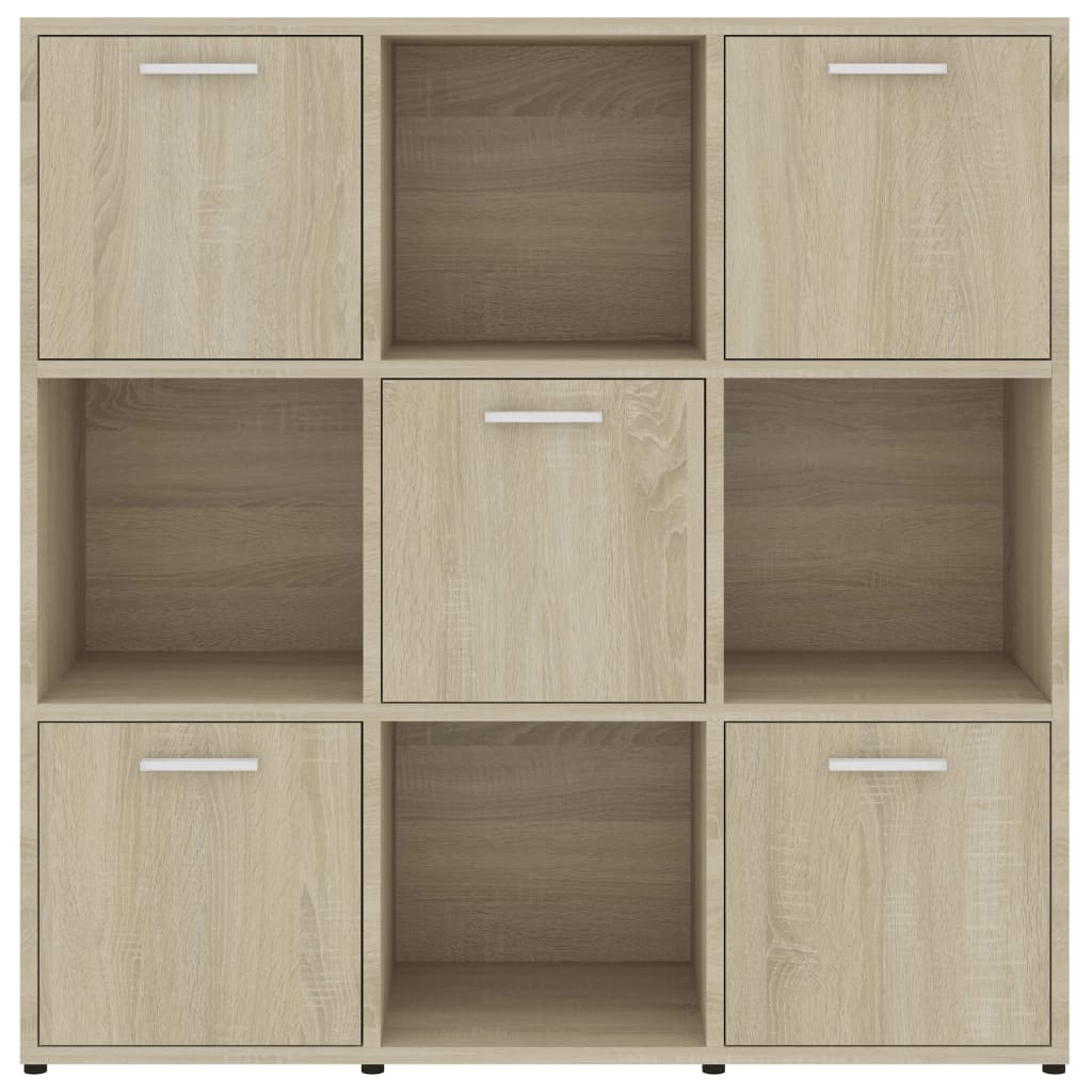 Ormarić za knjige boja hrasta 90x30x90 cm od konstruiranog drva