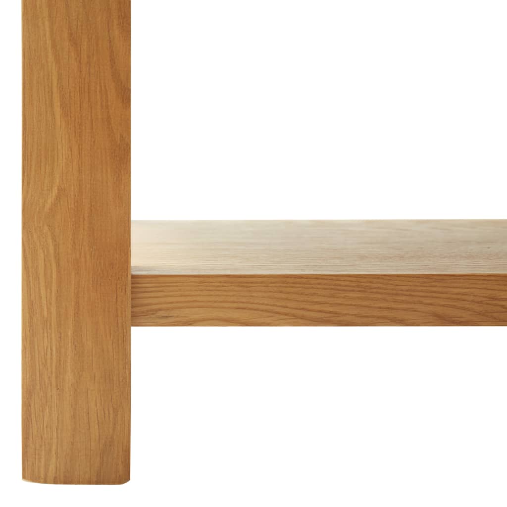 Stolić za kavu 90 x 45 x 40 cm od masivne hrastovine