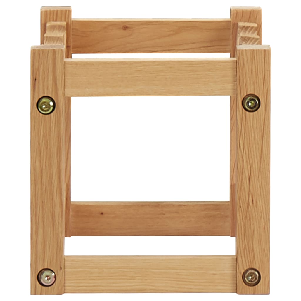 Stalak za vino za 6 boca 37 x 21 x 21 cm od masivne hrastovine