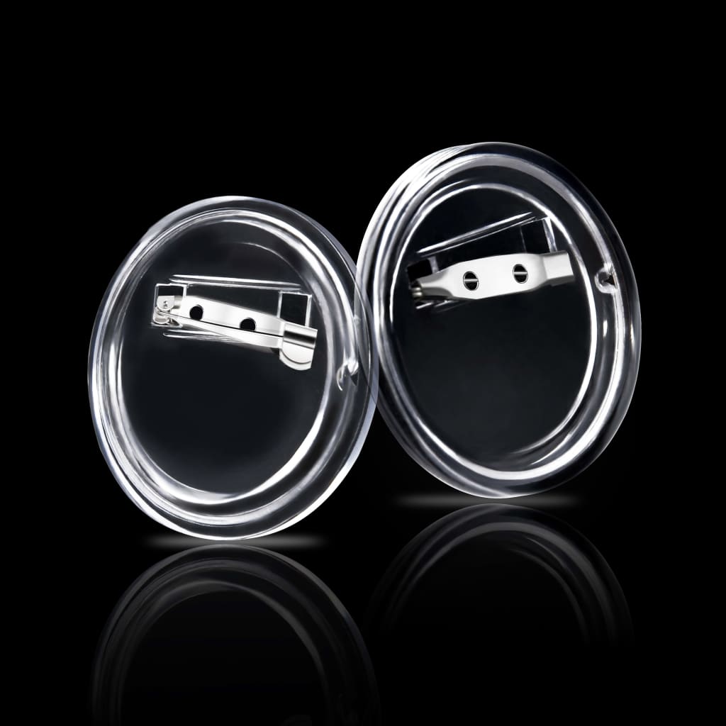 Set gumba za značke sa sigurnosnim iglama 100 kom akrilni 58 mm