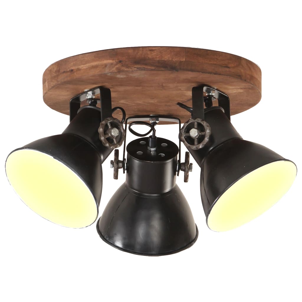 Industrijska stropna svjetiljka 25 W crna 42 x 27 cm E27