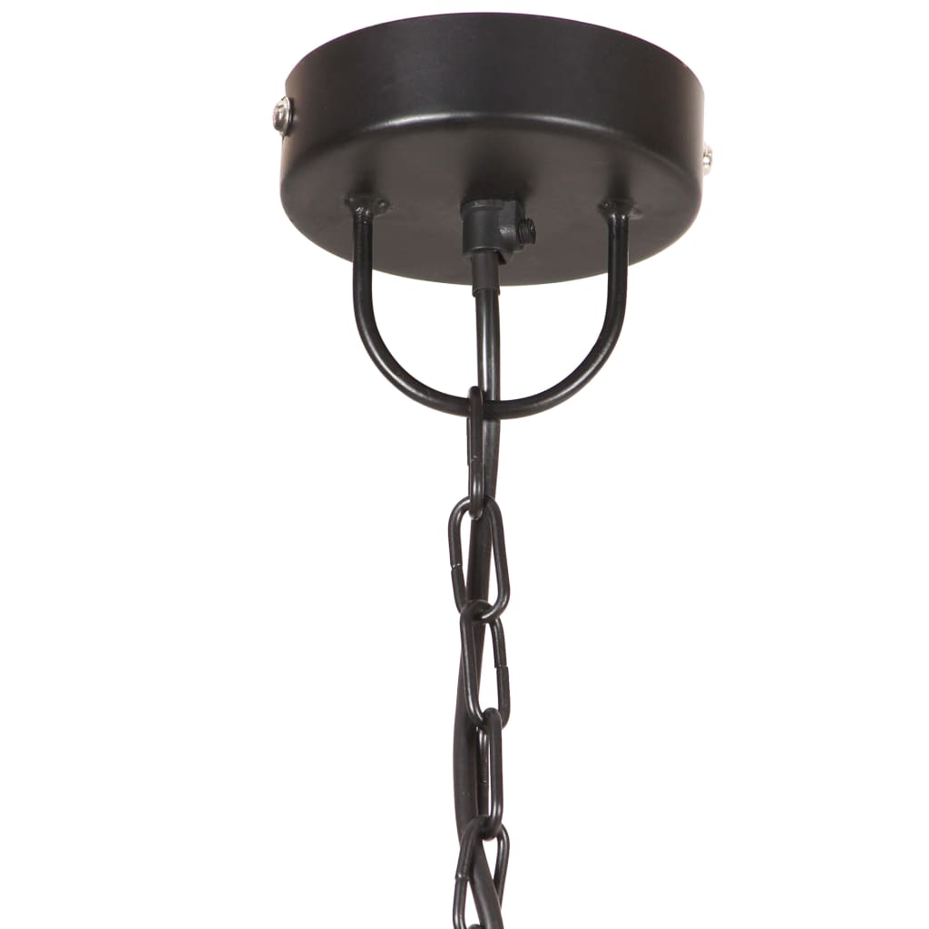 Industrijska viseća svjetiljka 25 W crna okrugla 30 cm E27