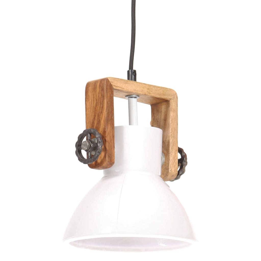 Industrijska viseća svjetiljka 25 W bijela okrugla 19 cm E27