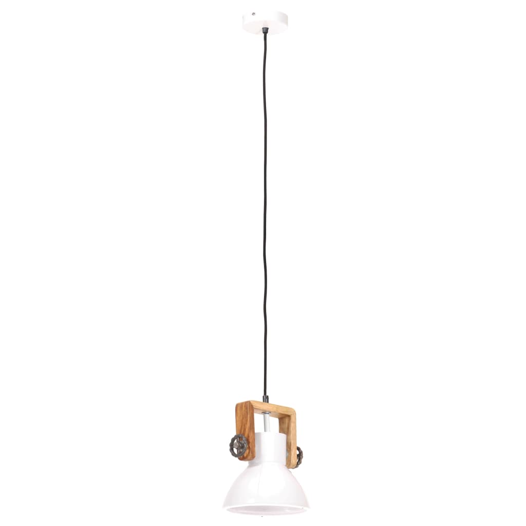 Industrijska viseća svjetiljka 25 W bijela okrugla 19 cm E27