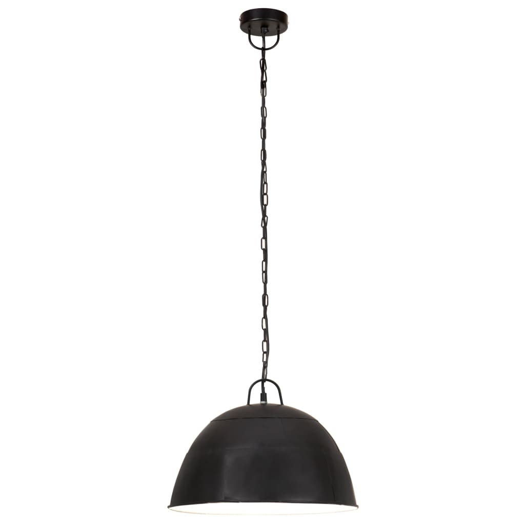 Industrijska viseća svjetiljka 25 W crna okrugla 41 cm E27