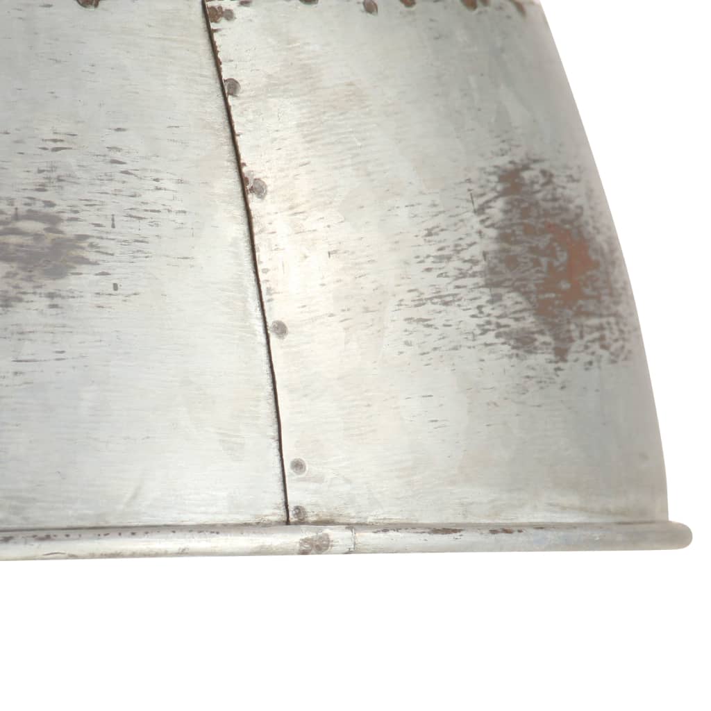Industrijska viseća svjetiljka 25 W srebrna okrugla 31 cm E27