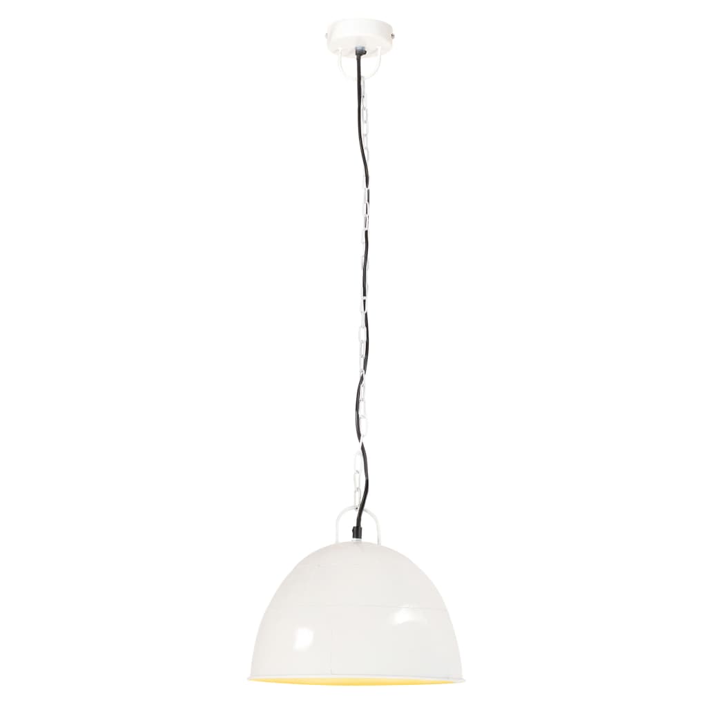 Industrijska viseća svjetiljka 25 W bijela okrugla 31 cm E27