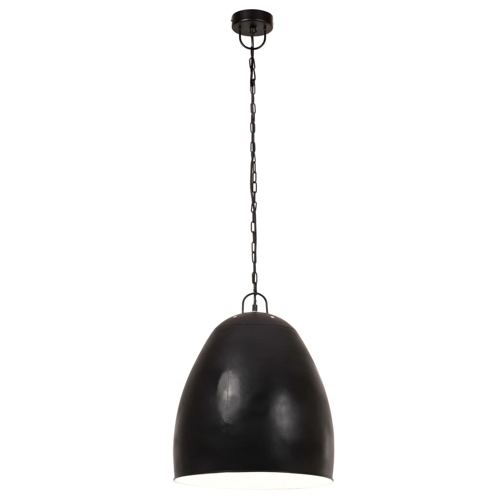 Industrijska viseća svjetiljka 25 W crna okrugla 42 cm E27