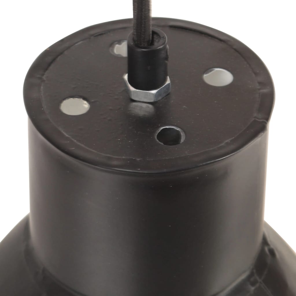Viseća svjetiljka 25 W crna okrugla 17 cm E27