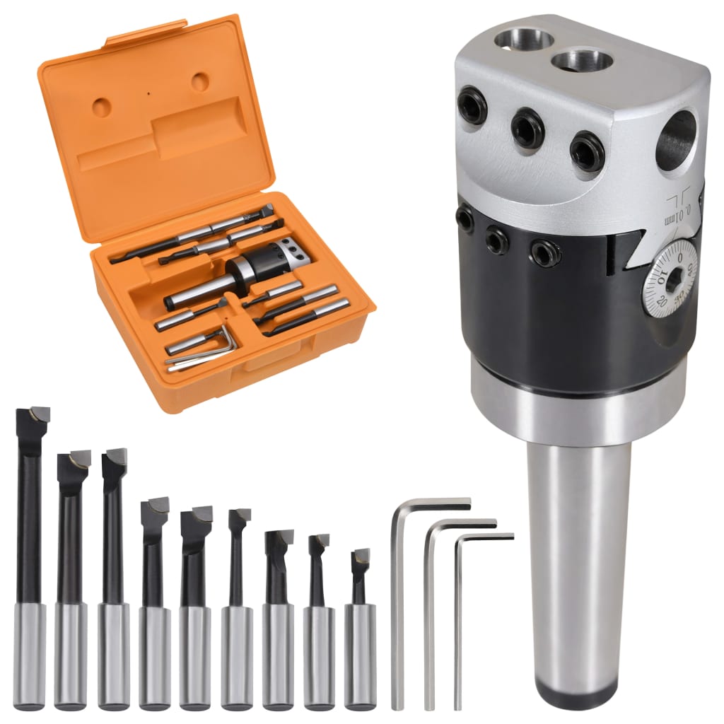 15-dijelni set alata za bušenje s glavom od 50 mm MT3-F1-12