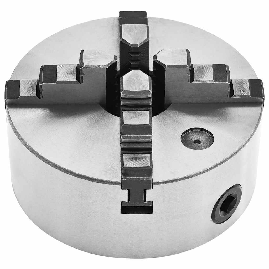 Stezna glava za tokarski stroj s 4 čeljusti 160 mm čelična