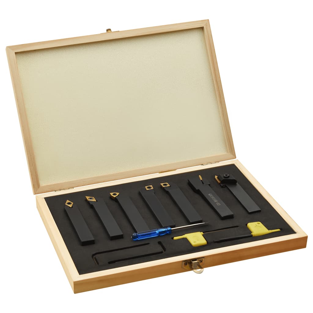 12-dijelni set izmjenjivih alata za tokarenje 16 x 16 mm 100 mm
