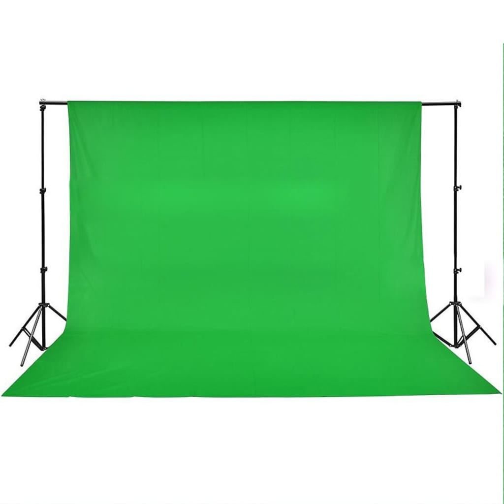 Fotografska oprema s pozadinom, svjetiljkama i kišobranima
