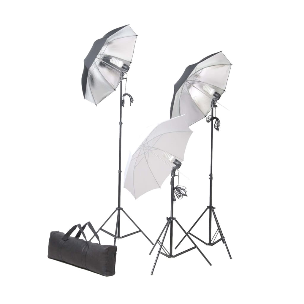 Oprema za fotografski studio sa setom svjetiljki i pozadinom