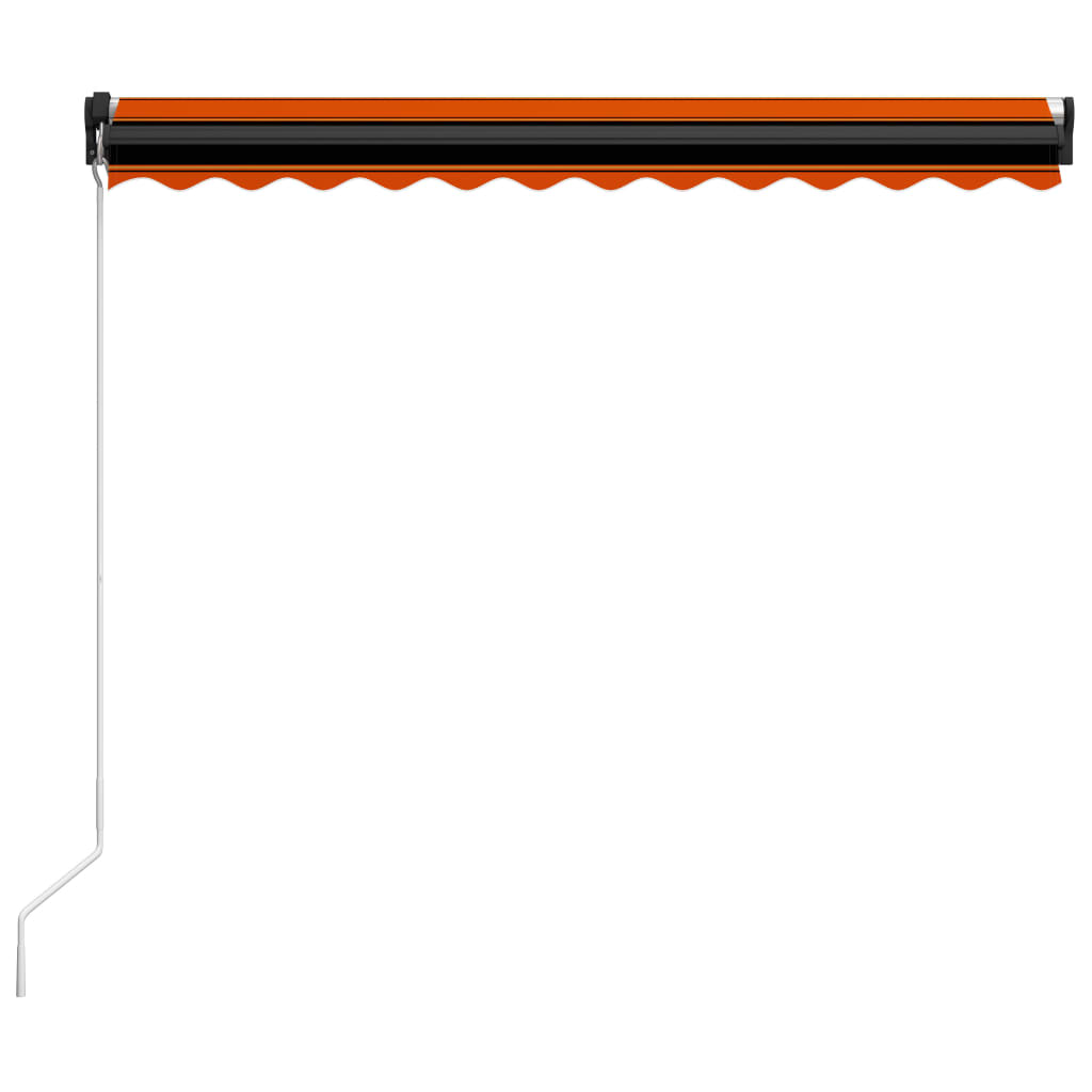 Tenda na ručno uvlačenje 300 x 250 cm narančasto-smeđa