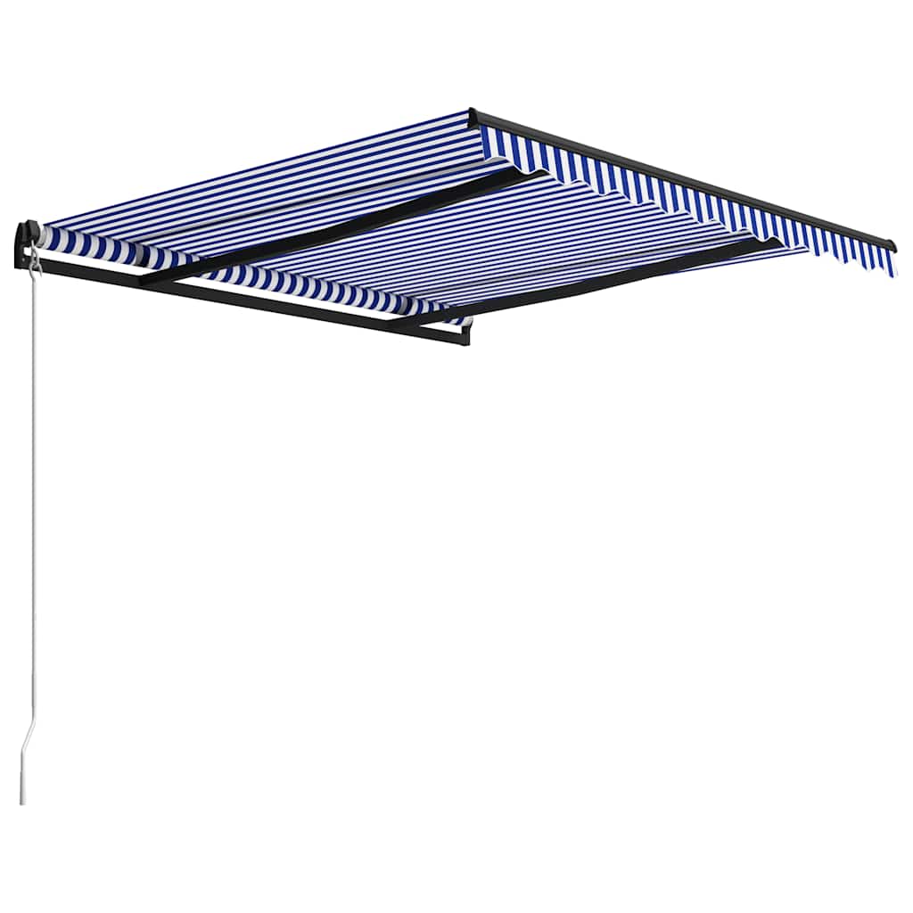 Tenda na ručno uvlačenje 350 x 250 cm plavo-bijela