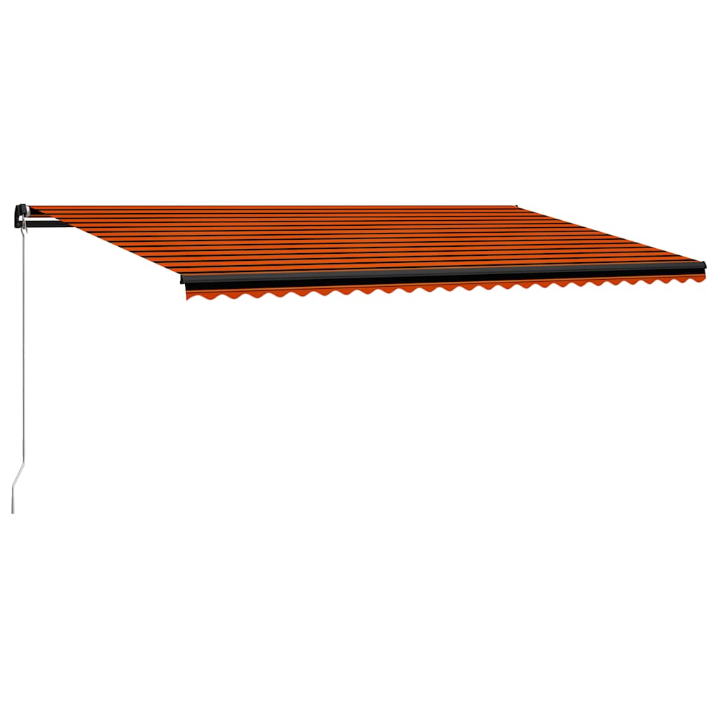 Ručna tenda sa solarnim LED svjetlom 6 x 3 m