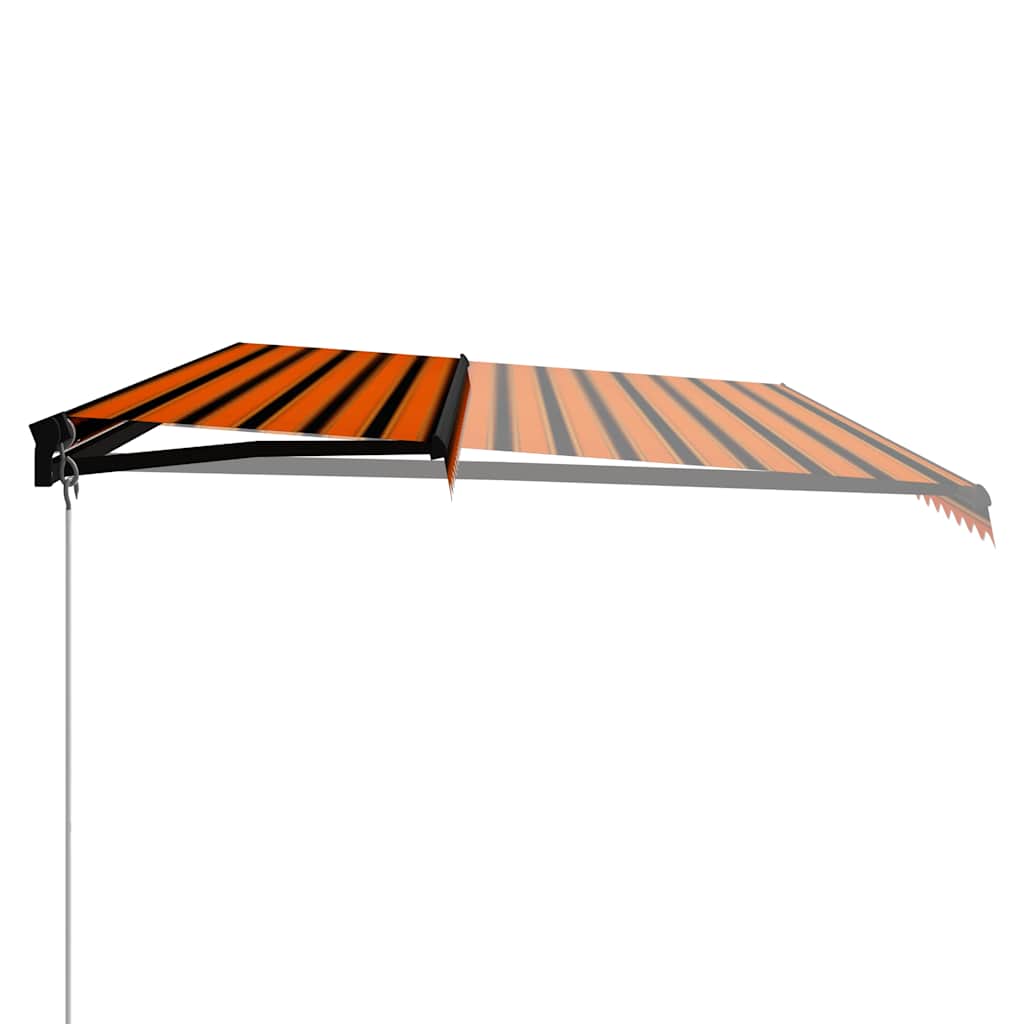 Ručna tenda sa solarnim LED svjetlom 6 x 3 m