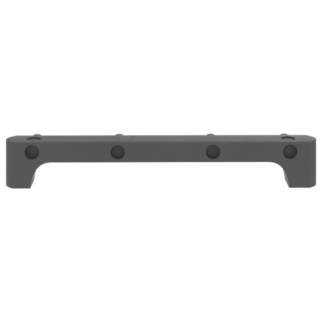 Police za izlaganje s 9 kocki sive 103x30x107,5 cm od tkanine