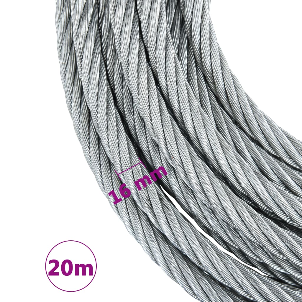 Kabel od žičanog užeta 3200 kg 20 m