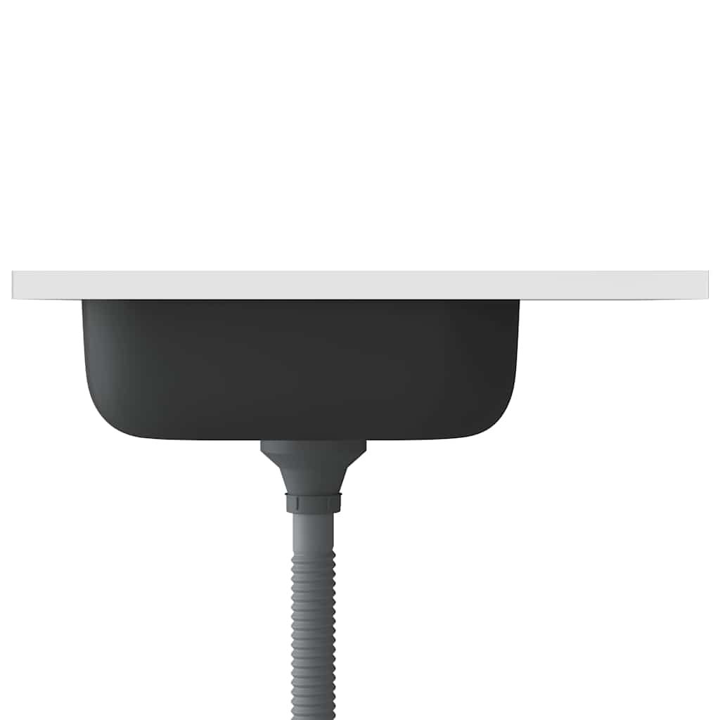 Kuhinjski sudoper s cjedilom srebrni 600 x 500 x 155 mm čelični