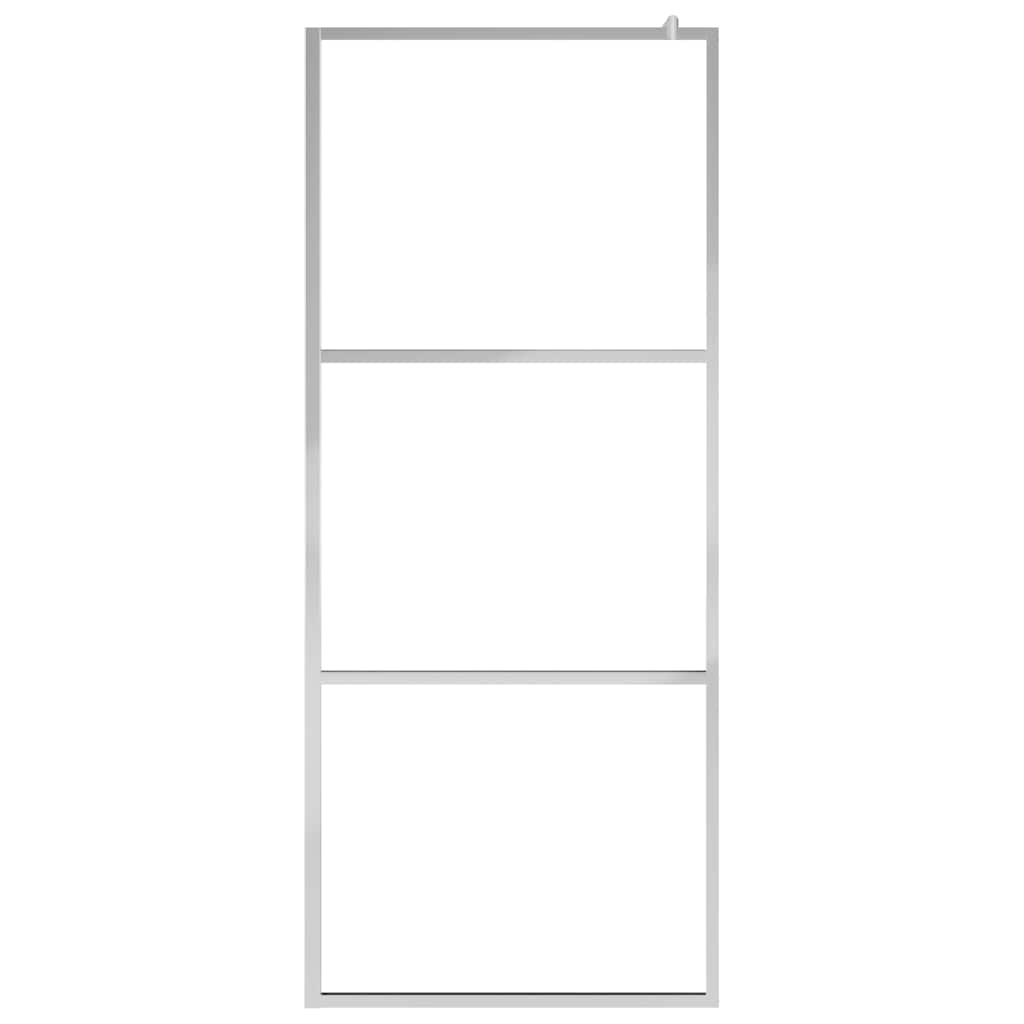 Pregrada za tuširanje s prozirnim staklom ESG 100 x 195 cm