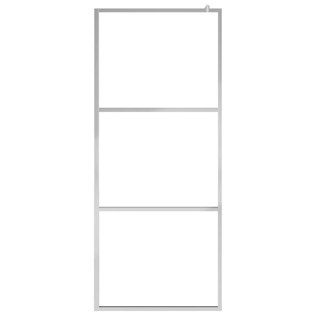 Pregrada za tuširanje s prozirnim staklom ESG 115 x 195 cm