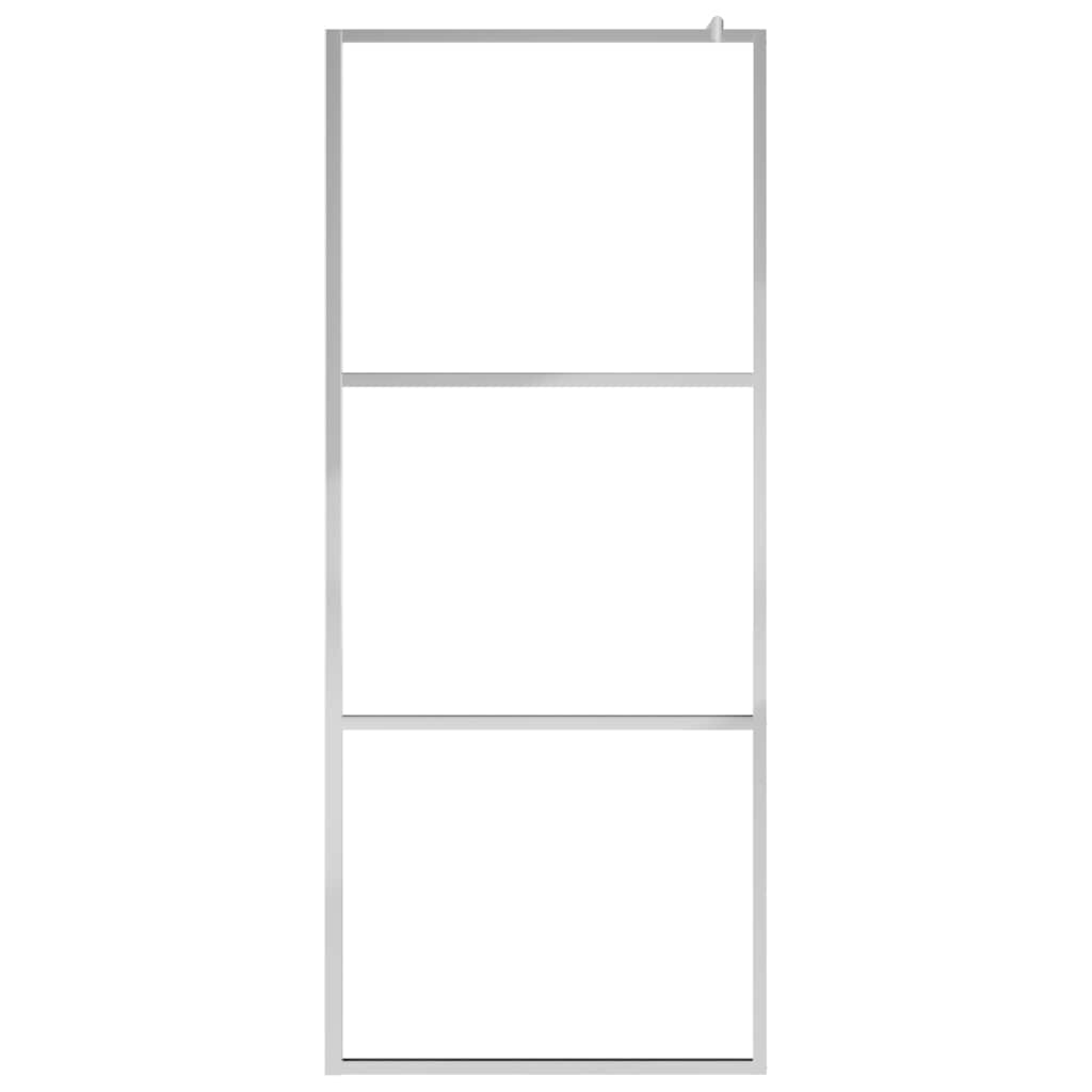 Pregrada za tuširanje s napola mutnim staklom ESG 80 x 195 cm
