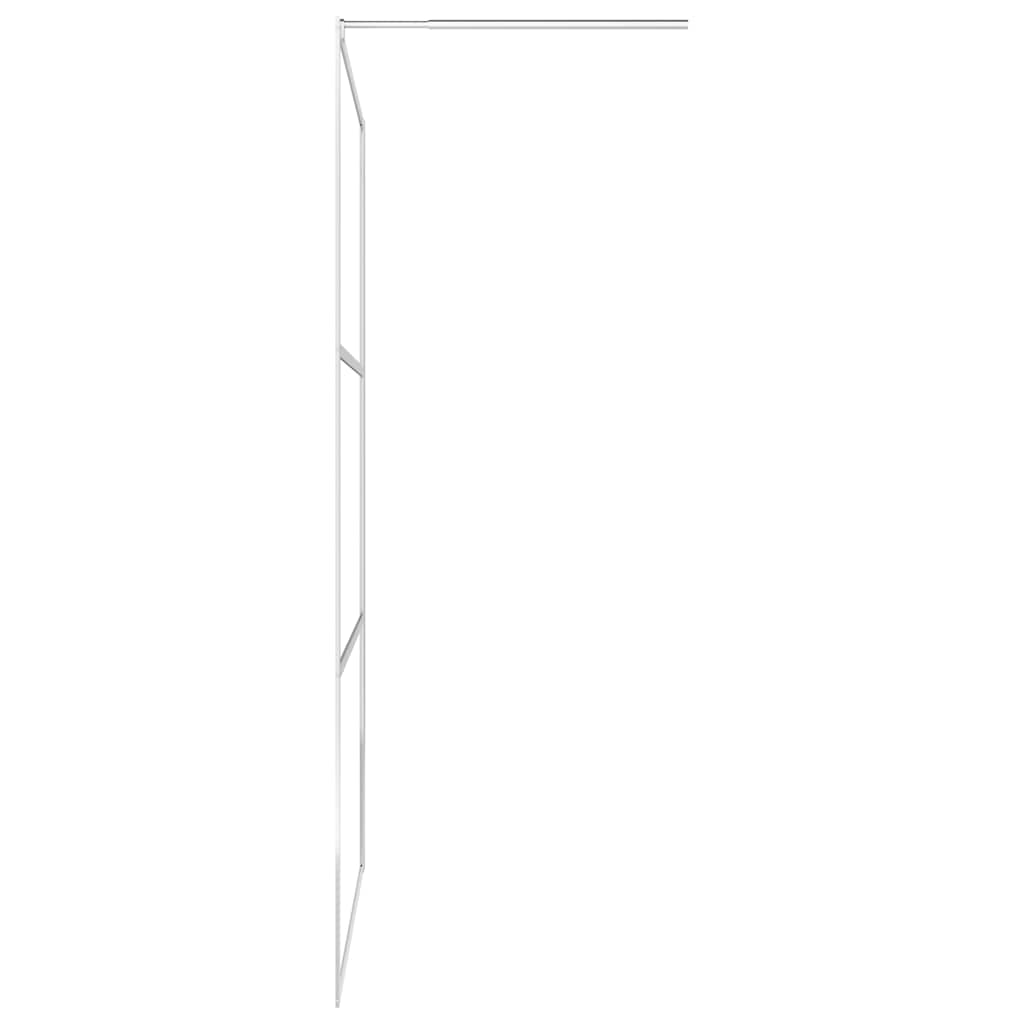 Pregrada za tuširanje s cijelim mutnim staklom ESG 80 x 195 cm